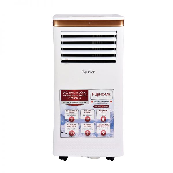 Điều hòa di động Fujihome PAC10 - 10000BTU, kết nối wifi