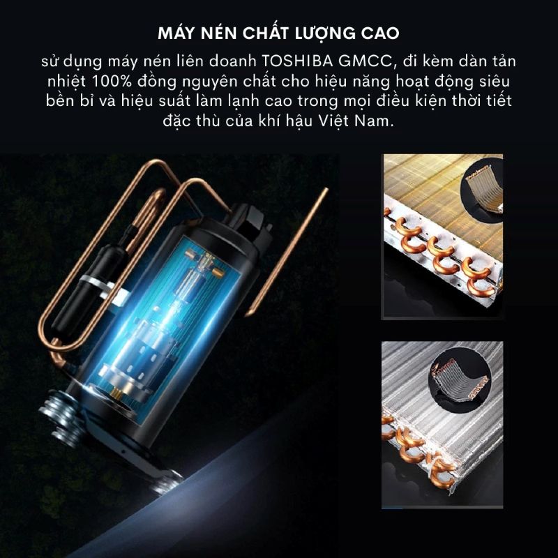 Điều hòa di động Fujihome PAC12 - 12000BTU, kết nối wifi