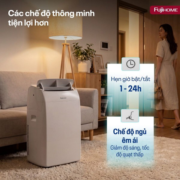 Điều hòa di động Fujihome PAC14N chế độ tự động