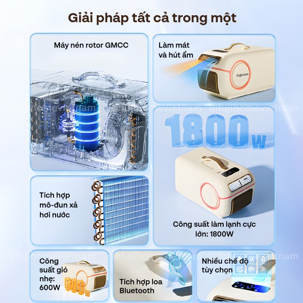 Điều hòa mini di động Fujihome PAC05 - 5000BTU