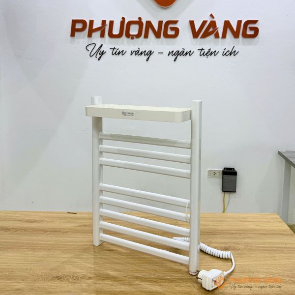 Giá sấy khăn Kottmann K4 màu trắng