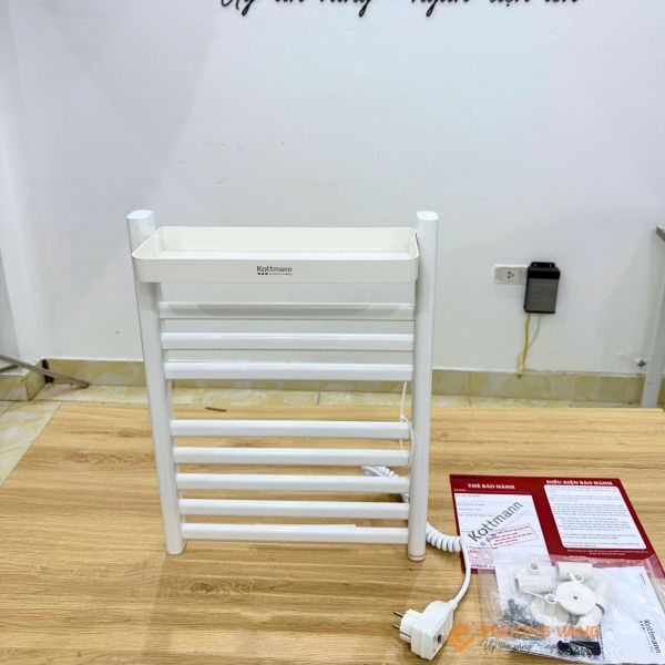 Giá sấy khăn Kottmann K4 màu trắng