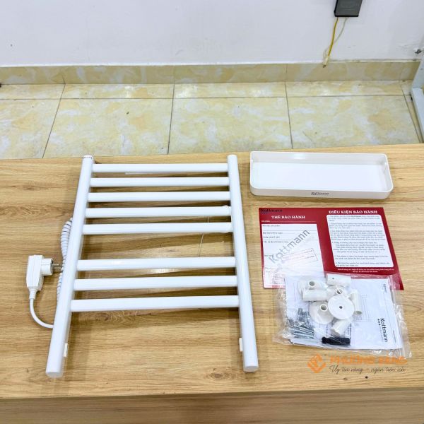 Giá sấy khăn Kottmann K4 màu trắng