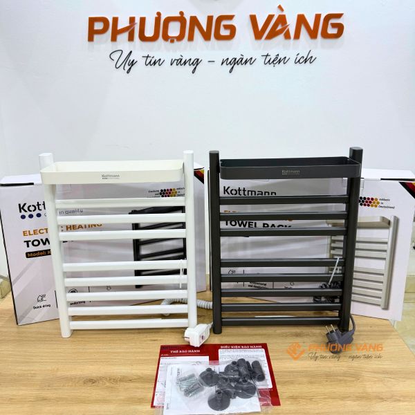 Giá sấy khăn Kottmann K4 màu trắng