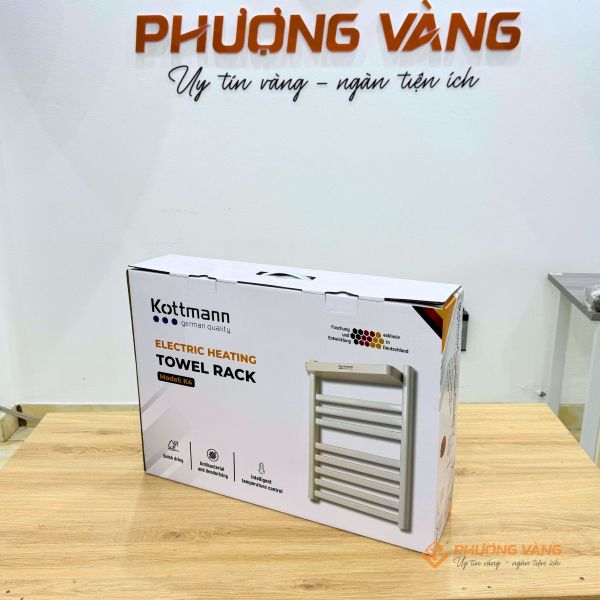 Giá sấy khăn Kottmann K4 màu trắng