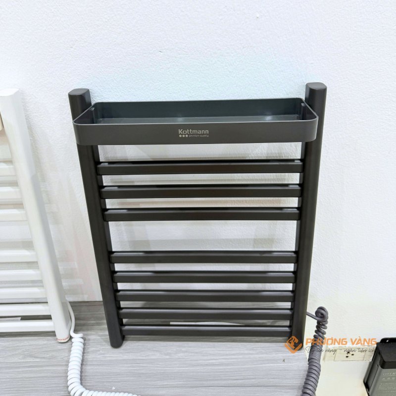 Giá sấy khăn Kottmann K4 màu xám đậm