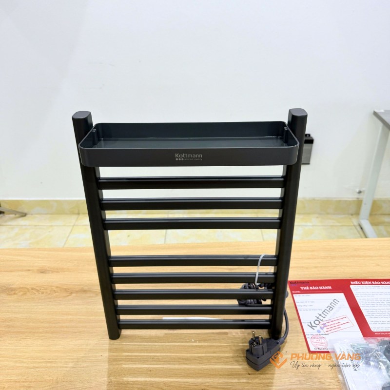 Giá sấy khăn Kottmann K4 màu xám đậm