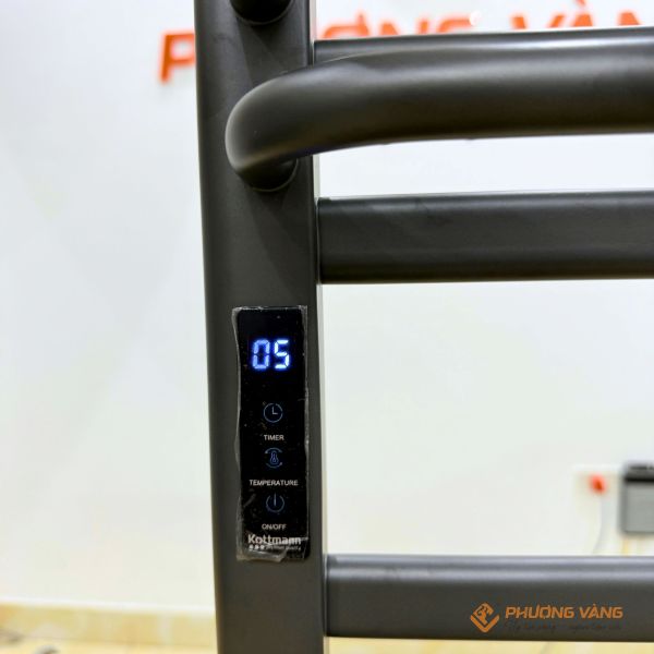 Giá sấy khăn Kottmann K5 màu xám đậm