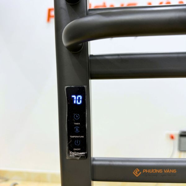 Giá sấy khăn Kottmann K5 màu xám đậm