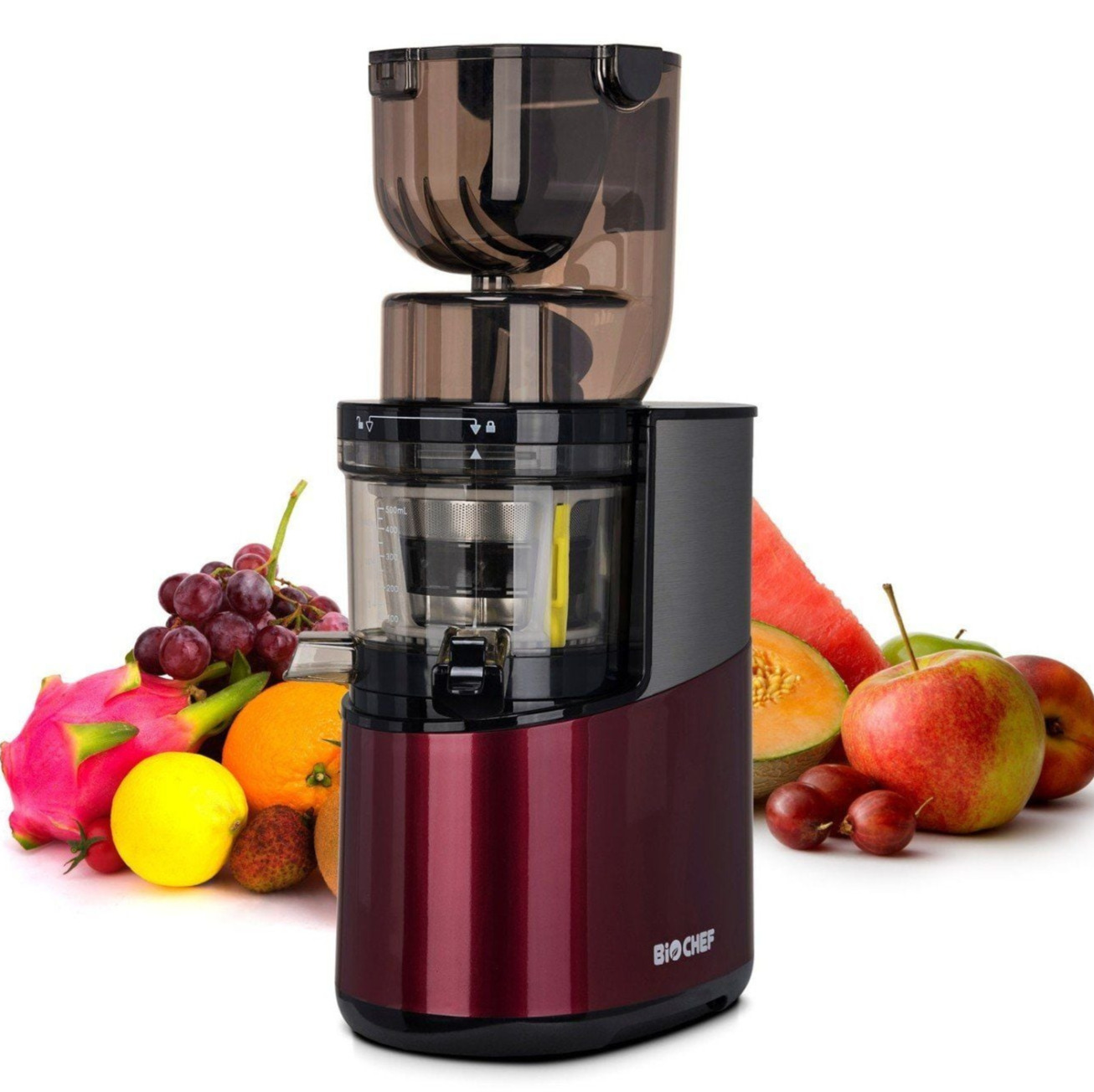 Máy ép trái cây Biochef 888 màu đỏ