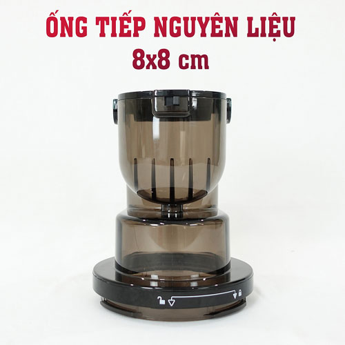 Ống tiếp nguyên liệu Máy ép trái cây Biochef 888 màu đỏ
