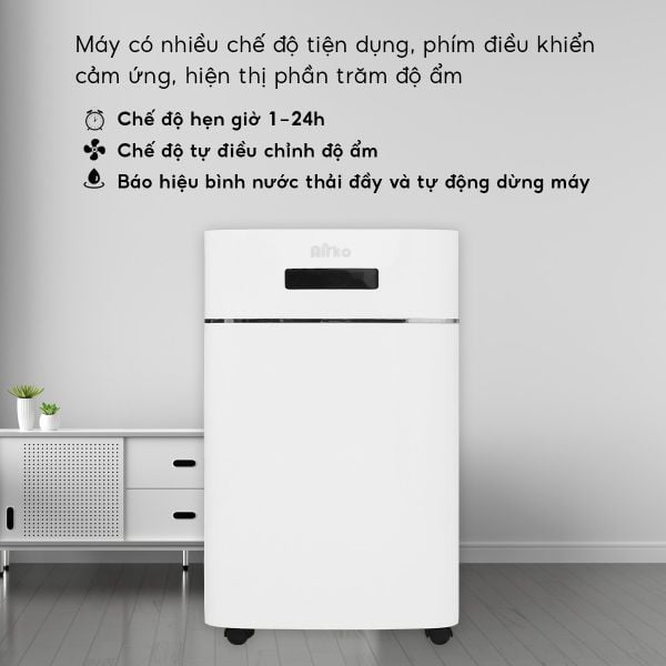 Máy hút ẩm Airko ER-630E nhiều chế độ tiện dụng