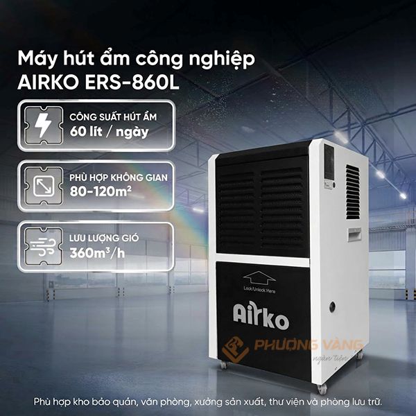 Máy hút ẩm Airko ERS-860L (60 lít/ngày)