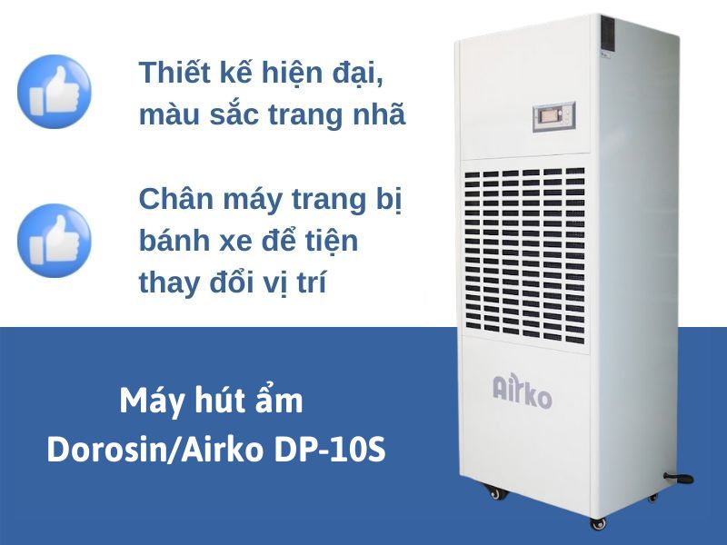Máy hút ẩm công nghiệp Airko DP-10S (240 lít/ngày)