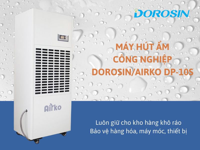 Máy hút ẩm công nghiệp Airko DP-10S (240 lít/ngày)