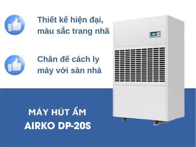 Máy hút ẩm công nghiệp Airko DP-20S (480 lít/ngày)