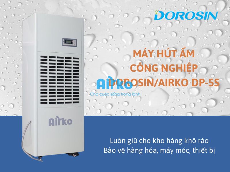 Máy hút ẩm công nghiệp Airko DP-5S (180 lít/ngày)
