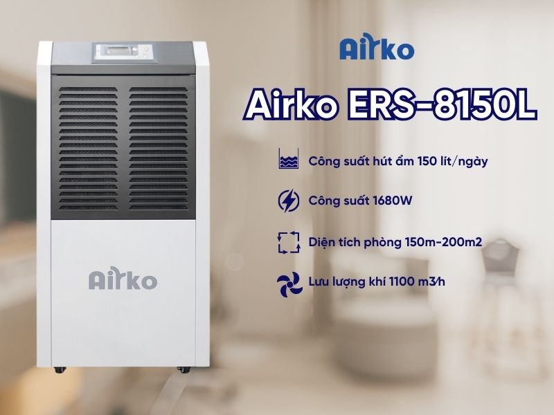 Máy hút ẩm công nghiệp Airko ERS-8150L (150 lít/ngày)