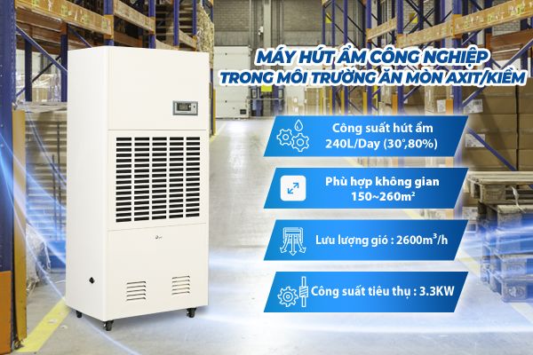 Máy hút ẩm công nghiệp FujiE ACD10S (240 lít/ngày)