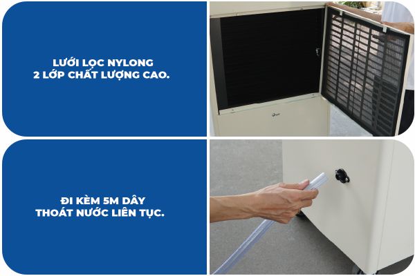 Máy hút ẩm công nghiệp FujiE ACD10S (240 lít/ngày)