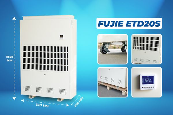 Máy hút ẩm công nghiệp FujiE ETD20S (480 lít/ngày)