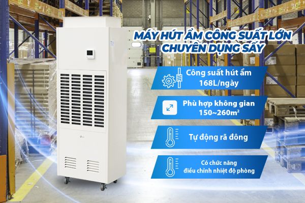Máy hút ẩm công nghiệp FujiE ETD7S (168 lít/ngày)