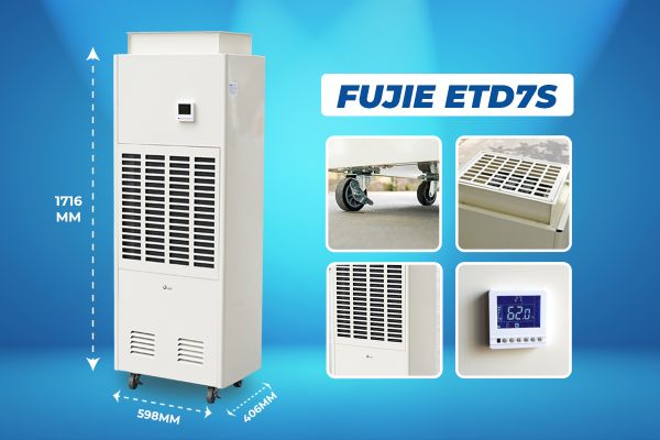 Máy hút ẩm công nghiệp FujiE ETD7S (168 lít/ngày)