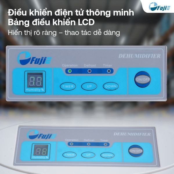 Máy hút ẩm công nghiệp FujiE HM-1500D điều khiển điện tử