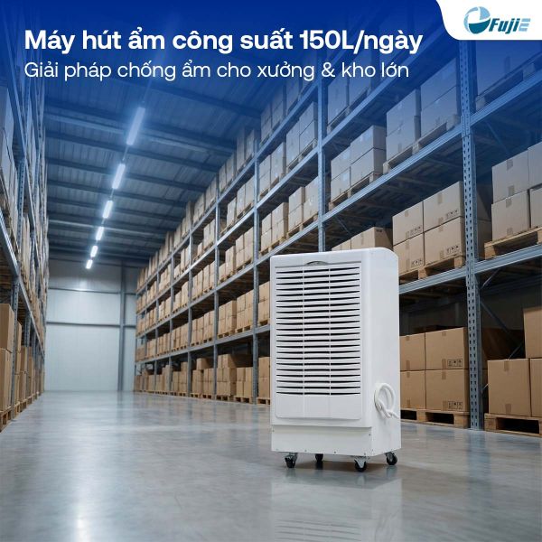 Máy hút ẩm công nghiệp FujiE HM-1500D (150 lít/ngày)