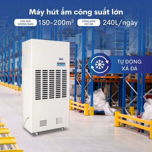 Máy hút ẩm công nghiệp FujiE HM-2408D (240 lít/ngày)