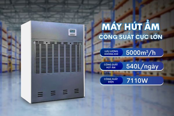 Máy hút ẩm công nghiệp FujiE HM-5400DN (540 lít/ngày)