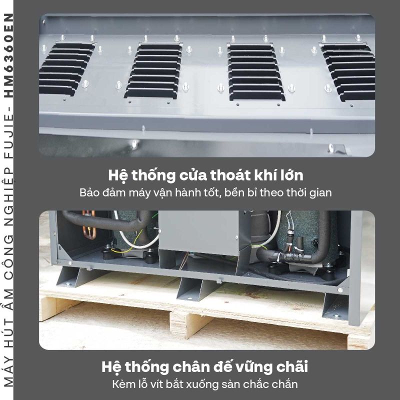 Máy hút ẩm công nghiệp FujiE HM-6480EN (480 lít/ngày)