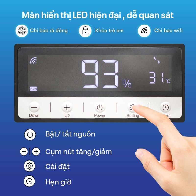 Máy hút ẩm công nghiệp FujiE HM-6720EN (720 lít/ngày)