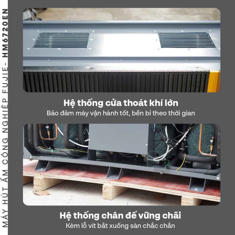 Máy hút ẩm công nghiệp FujiE HM-6720EN (720 lít/ngày)