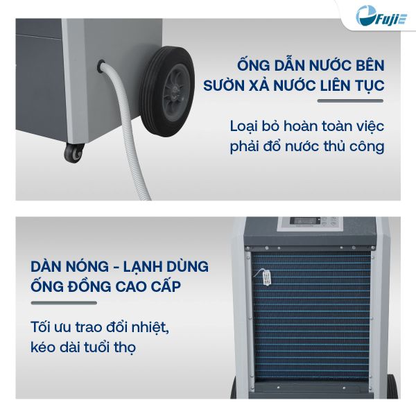 Máy hút ẩm công nghiệp FujiE HM-90EC (90 lít/ngày)