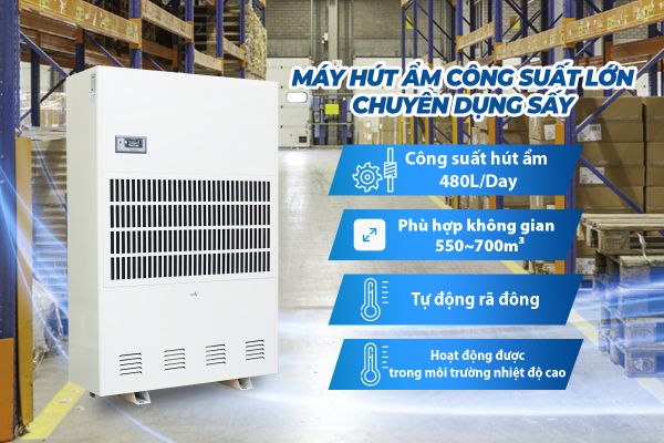 Máy hút ẩm công nghiệp FujiE HTR20S (480 lít/ngày)