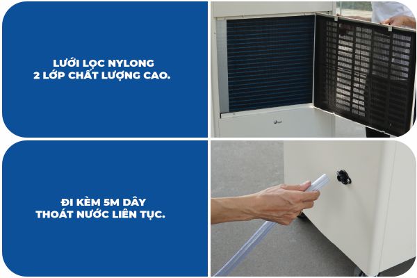 Máy hút ẩm công nghiệp FujiE HTR20S (480 lít/ngày)