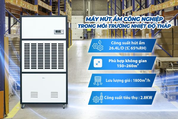 Máy hút ẩm công nghiệp FujiE LTR7S (168 lít/ngày)