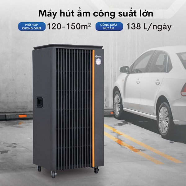 Máy hút ẩm công nghiệp Fujihaia DH138B (138 lít/ngày)