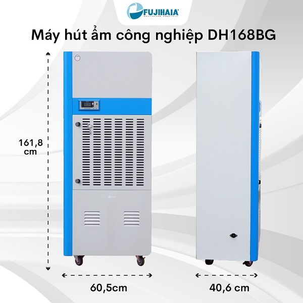 Máy hút ẩm công nghiệp Fujihaia DH168BG (168 lít/ngày)