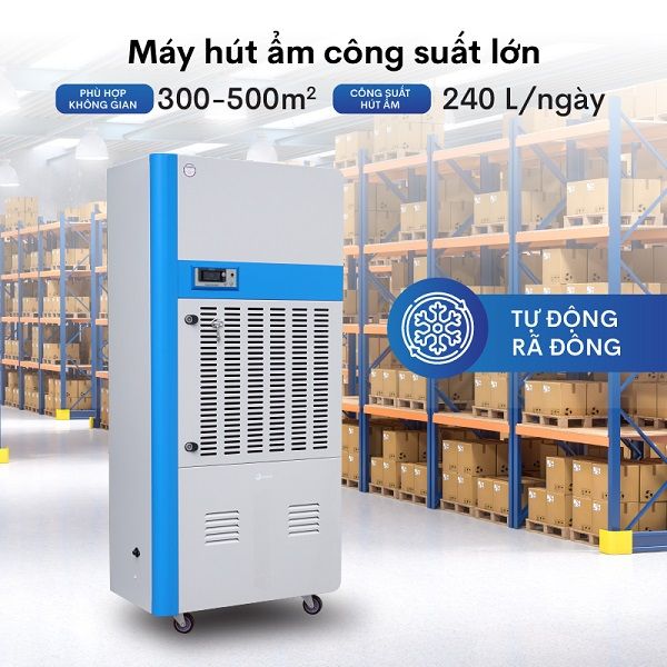 Máy hút ẩm công nghiệp Fujihaia DH240BG (240 lít/ngày)