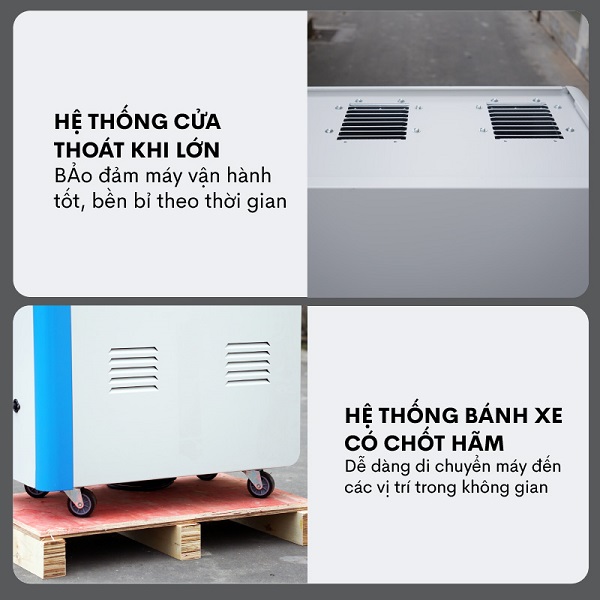 Máy hút ẩm công nghiệp Fujihaia DH240BG (240 lít/ngày)