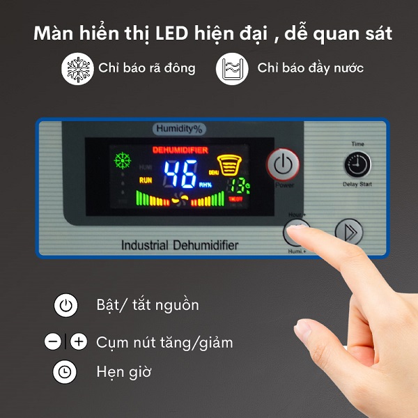Máy hút ẩm công nghiệp Fujihaia DH240BG (240 lít/ngày)