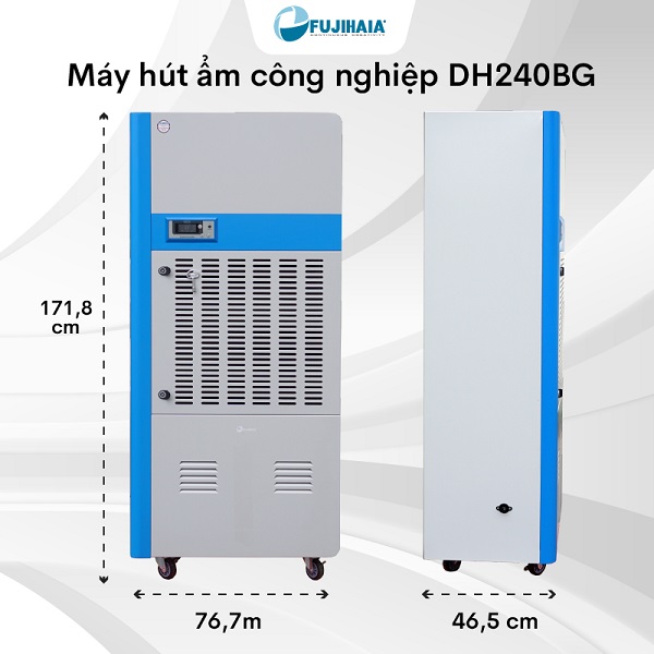 Máy hút ẩm công nghiệp Fujihaia DH240BG (240 lít/ngày)