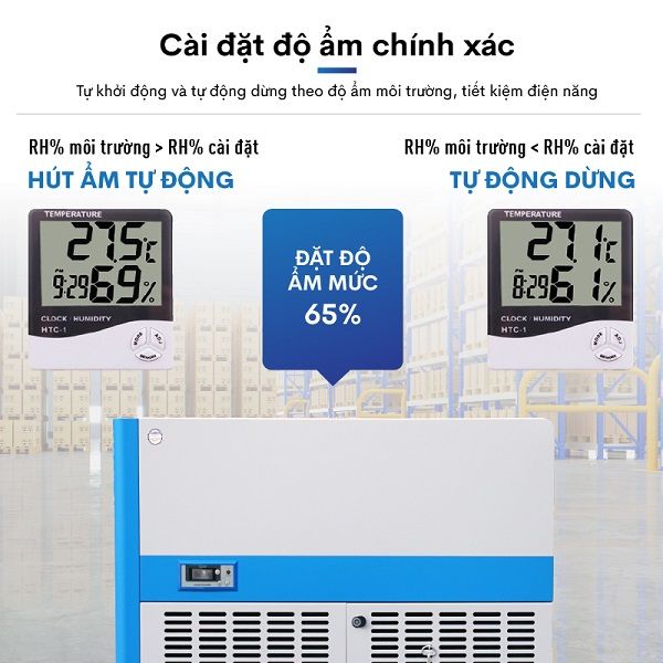 Máy hút ẩm công nghiệp Fujihaia DH360BG (360 lít/ngày)