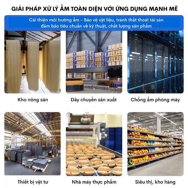 Máy hút ẩm công nghiệp Fujihaia DH480BG (480 lít/ngày)