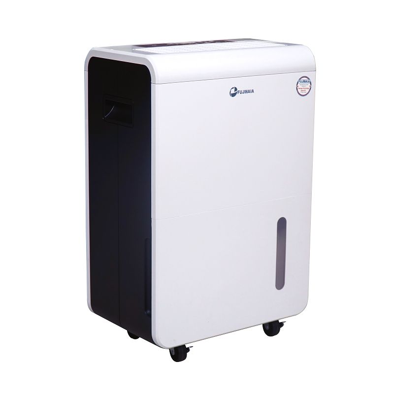 Máy hút ẩm công nghiệp Fujihaia DH70B góc nghiêng phải