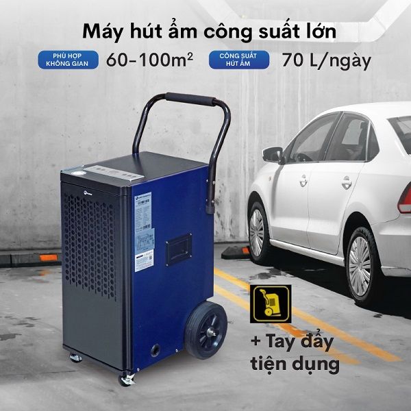 Máy hút ẩm công nghiệp Fujihaia DH70BL (70 lít/ngày)