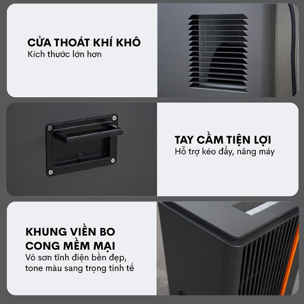 Máy hút ẩm công nghiệp Fujihaia DH90B (90 lít/ngày)