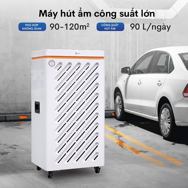 Máy hút ẩm công nghiệp Fujihaia DH90W (90 lít/ngày)